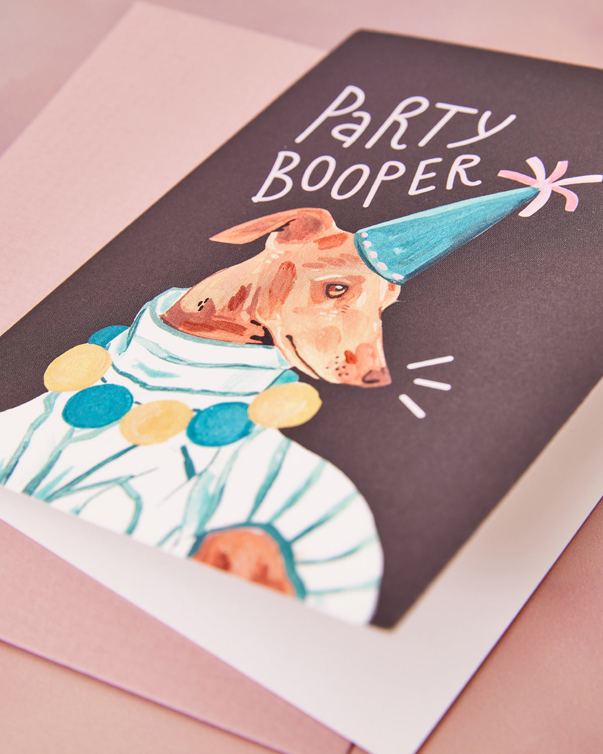 Party Booper Dog Birthday Card